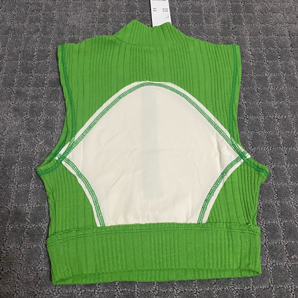 BDG Mia Zip-Up Cropped Top NWT Size S - Picture 6 of 8